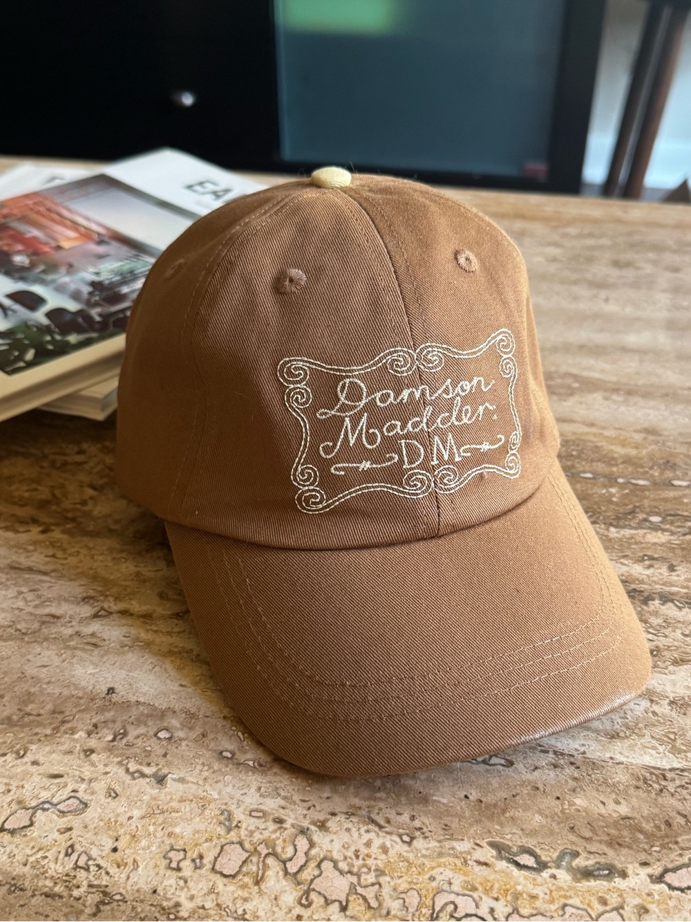Damson Madder Logo Embroidered Baseball Cap
